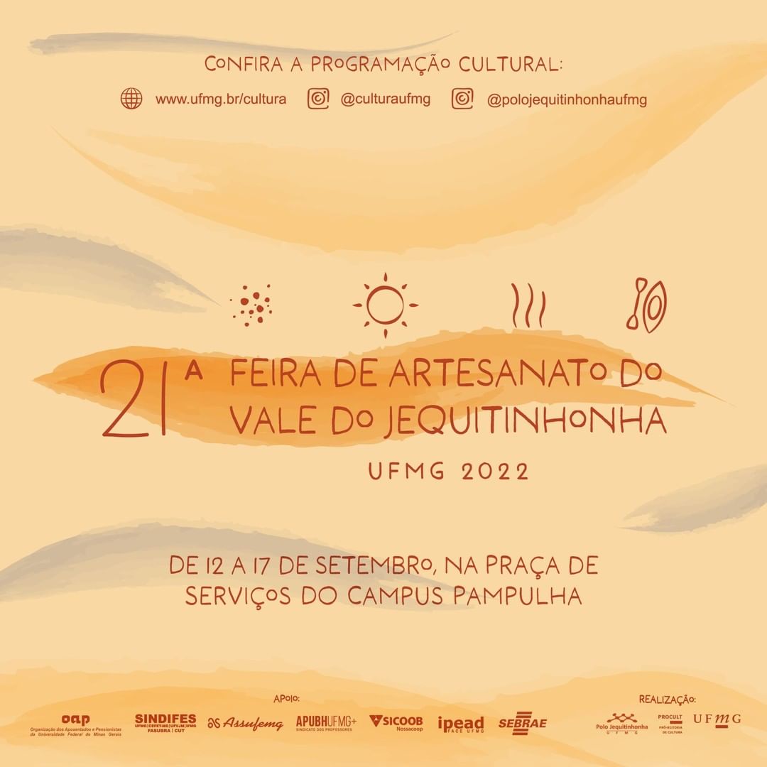 Reprodução oficial 21ª Feira de Artesanato do Vale do Jequitinhonha UFMG