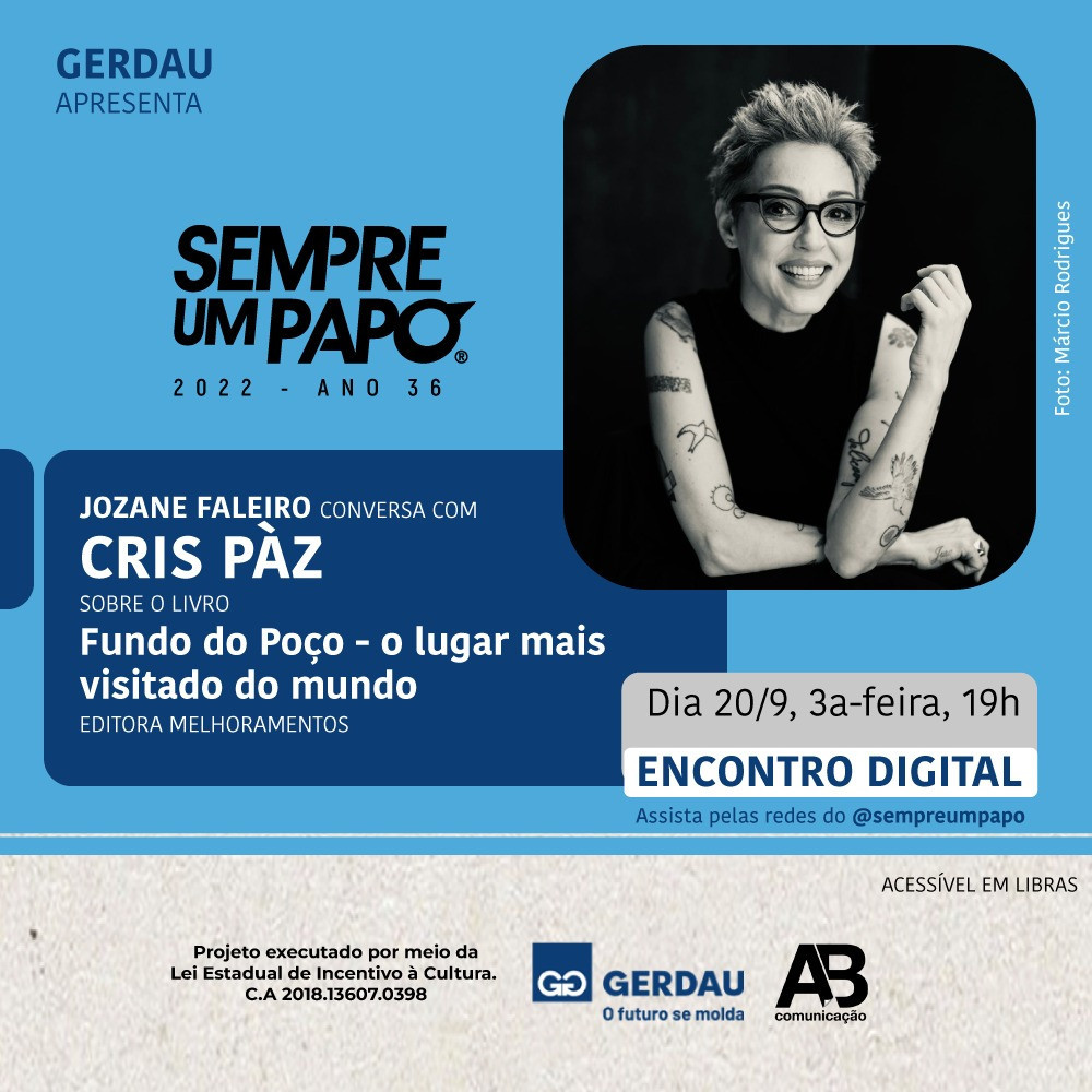 Sempre Um Papo recebe Cris Pàz
