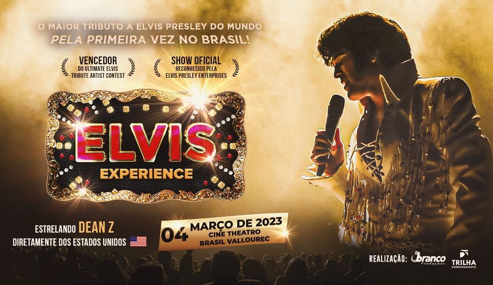 Show: Elvis Experience com Dean Z | Cine Theatro Brasil Vallourec