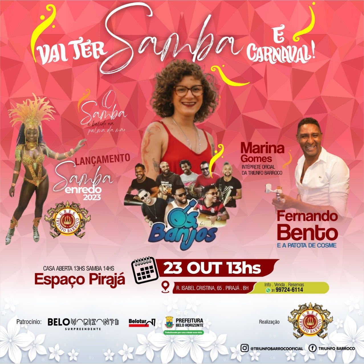 Lançamento do Samba Enredo - Escola de Samba Triunfo Barroco