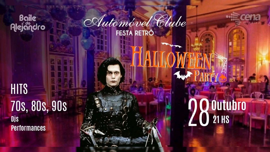Reprodução oficial Festa Retrô "Halloween"