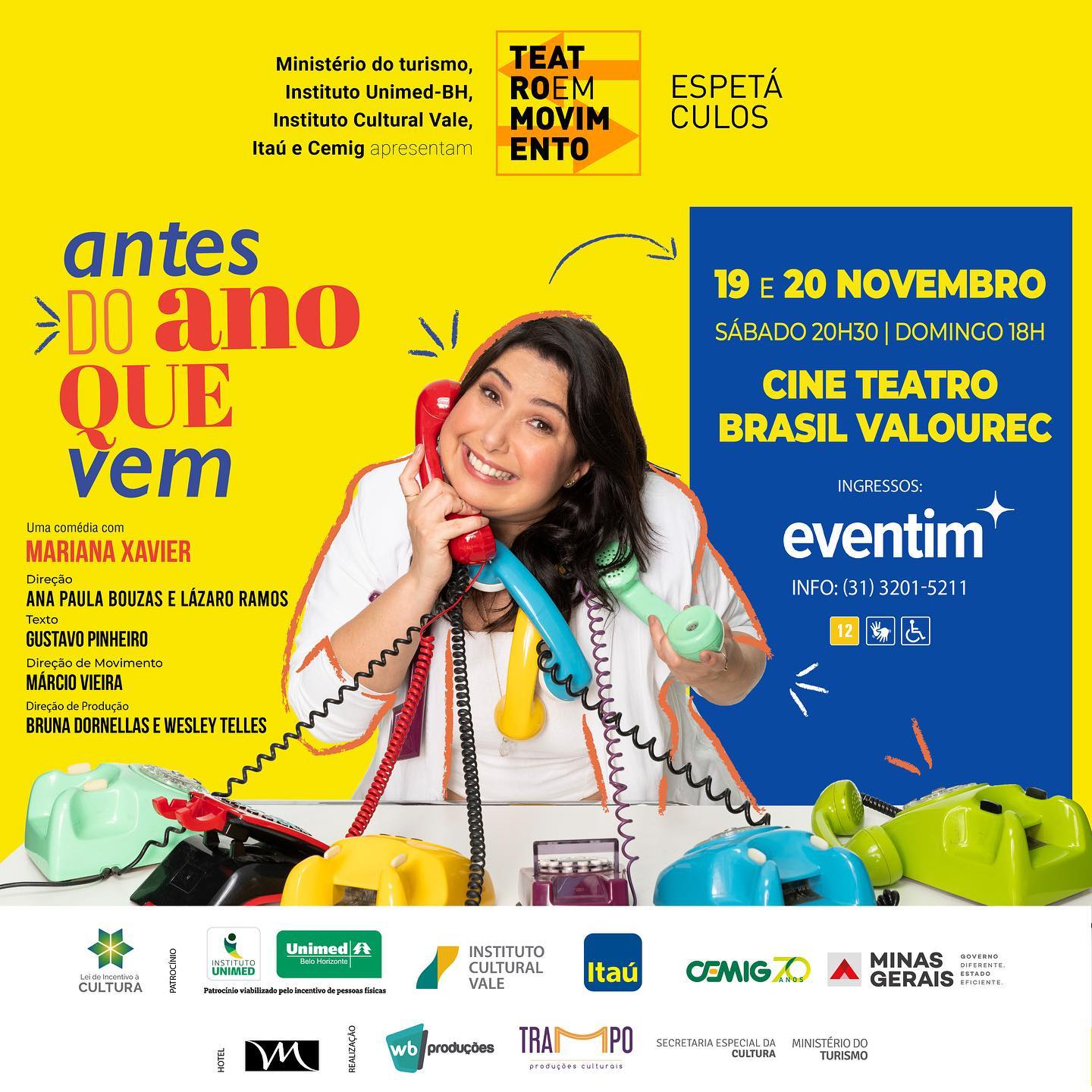 Espetáculo solo: “Antes do Ano Que Vem”