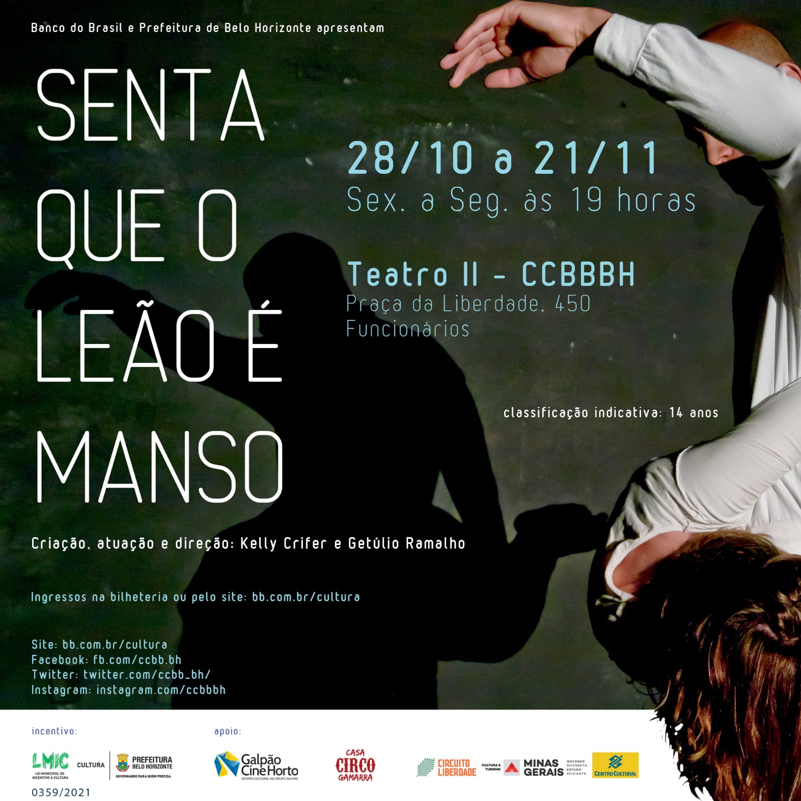 Peça: Senta que o leão é manso - CCBB BH