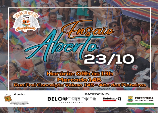 Ensaio aberto - Bloco Garota eu vou pro california