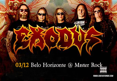 Show: Exodus "The Beatings Will Continue" Brazil Tour 2022