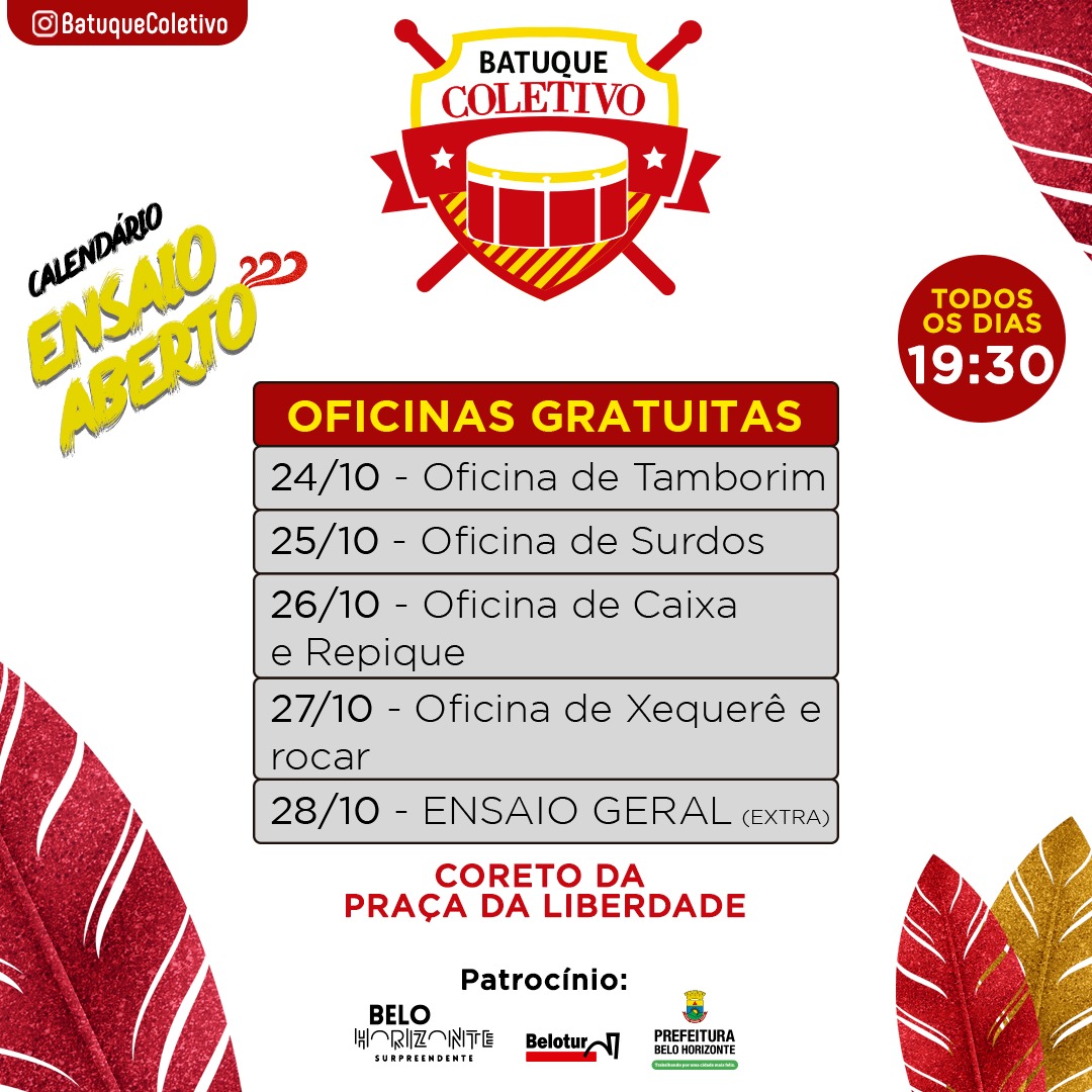 Ensaio aberto - Bloco Batuque Coletivo