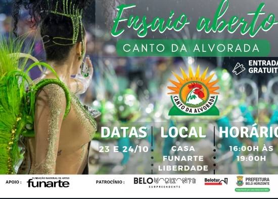 Ensaio aberto - Grêmio Recreativo Escola de Samba Canto da Alvorada