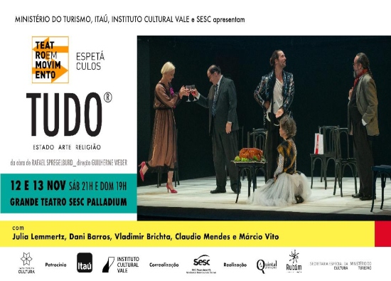 Espetáculo: “Tudo” - Sesc Palladium 