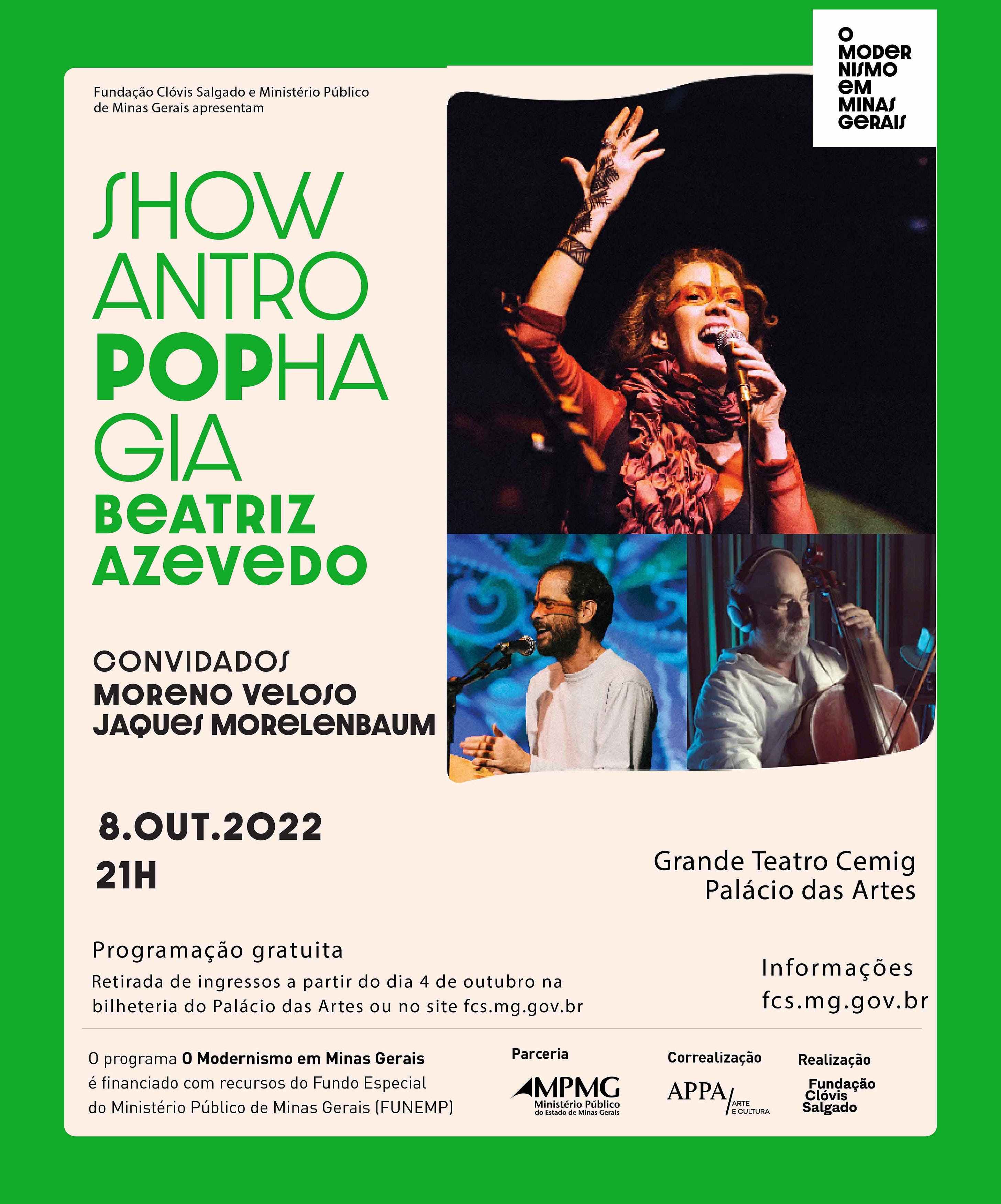 Show: "antroPOPhagia' com Beatriz Azevedo