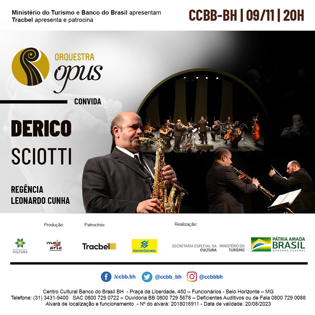 Reprodução oficial Orquestra Opus convida Derico Sciotti