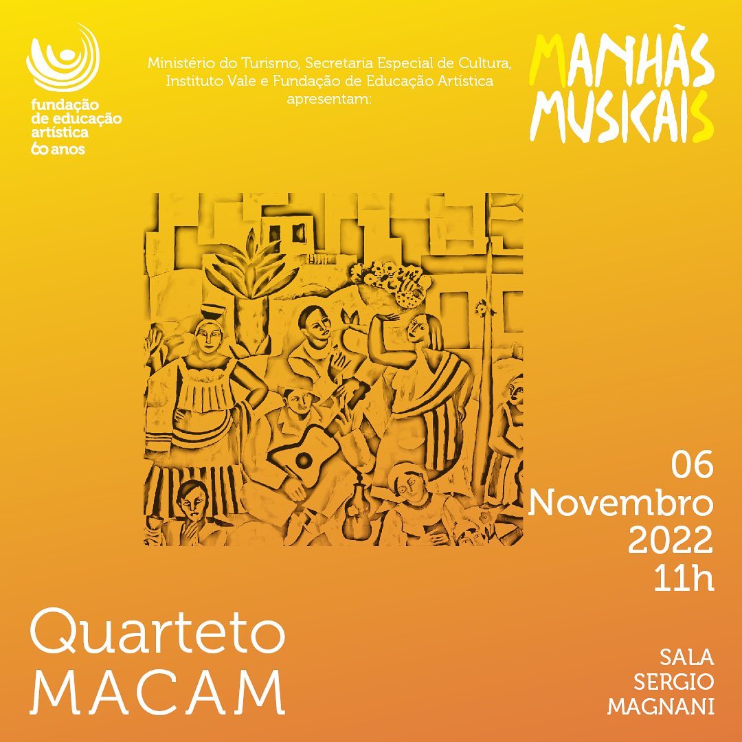 Reprodução oficial Manhãs Musicais: Quarteto Macam - FEA BH