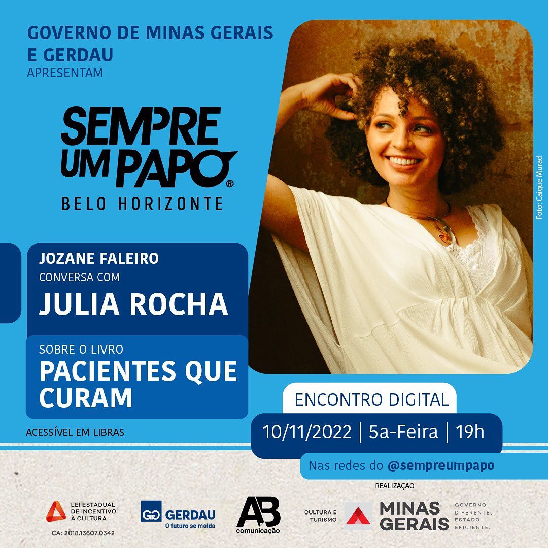 Reprodução oficial Sempre Um Papo recebe Julia Rocha