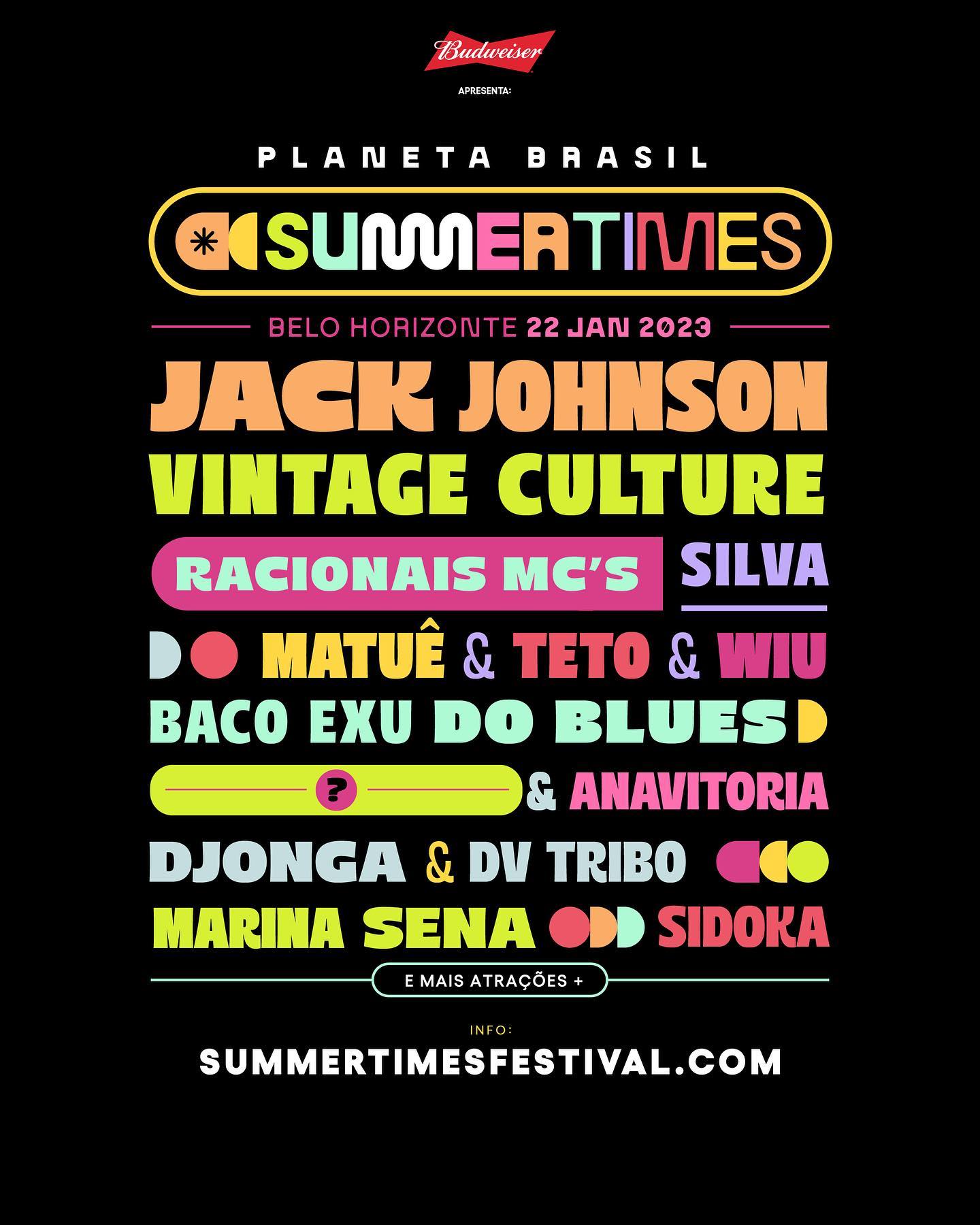Summer Times Festival | Portal Oficial de Belo Horizonte