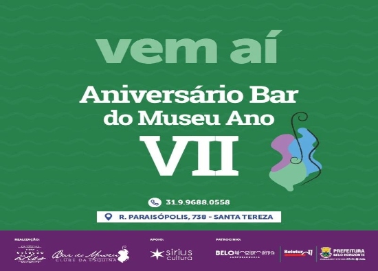 Aniversário 7 Anos : Bar do Museu Clube da Esquina 
