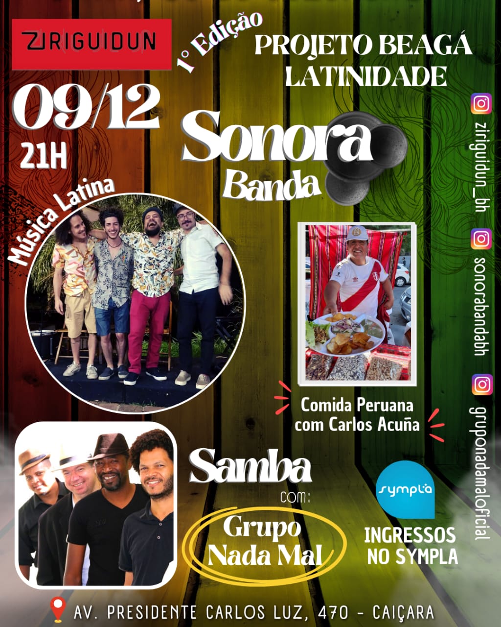 Reprodução oficial Projeto Beagá Latinidade