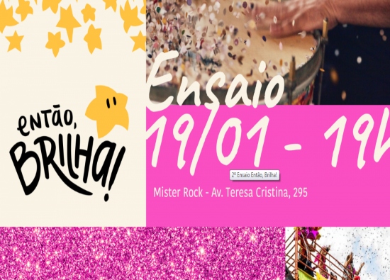 Ensaios: Então, Brilha! 2023