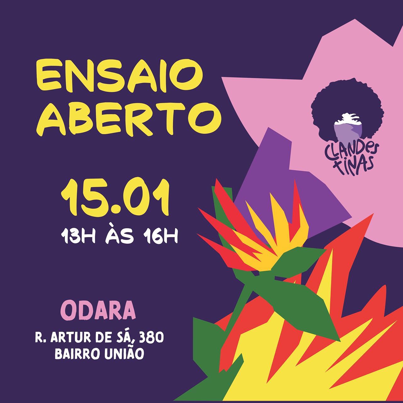 Ensaios: Bloco ClandesTinas