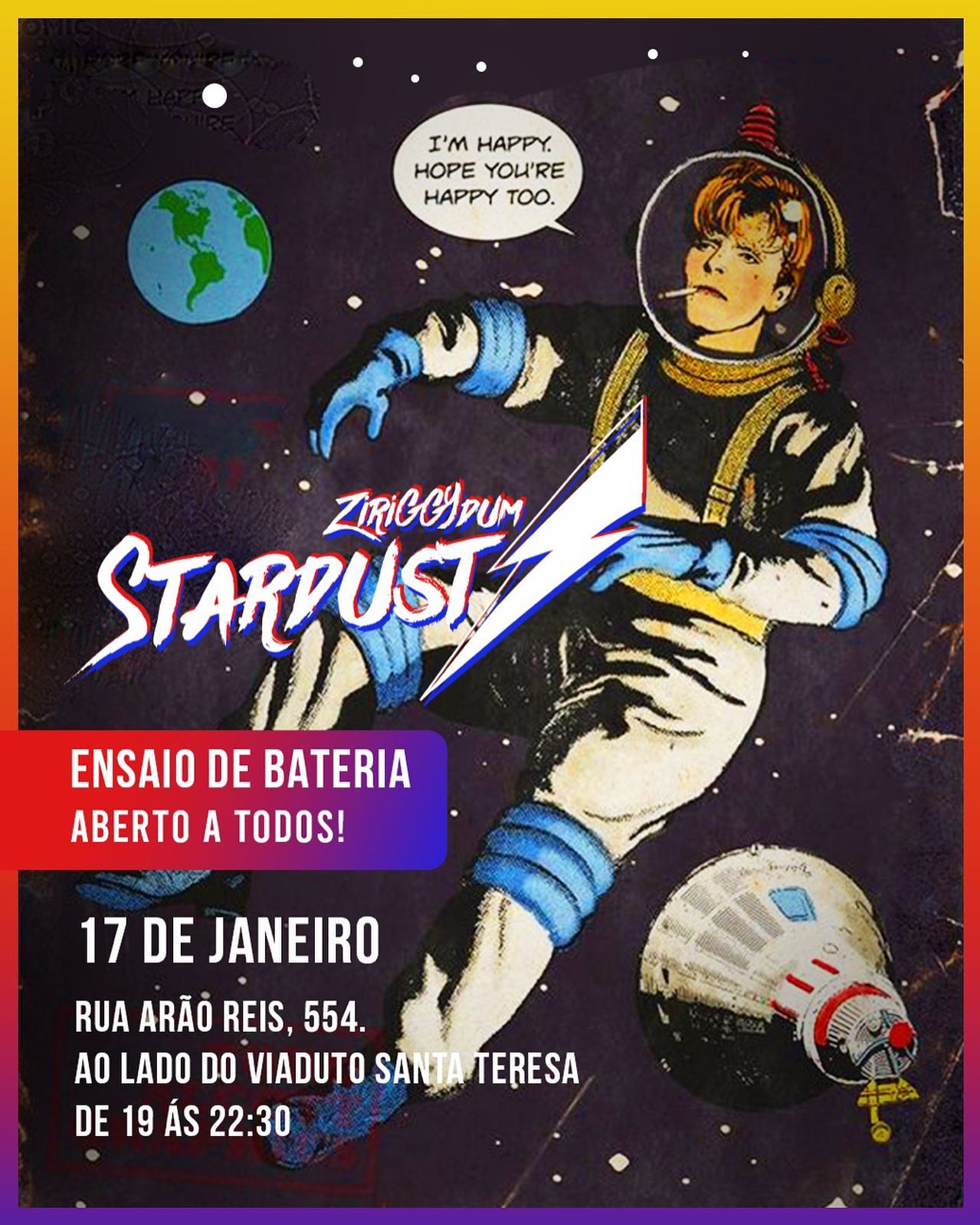 Ensaios: Bloco ZIriGGYdum Stardust