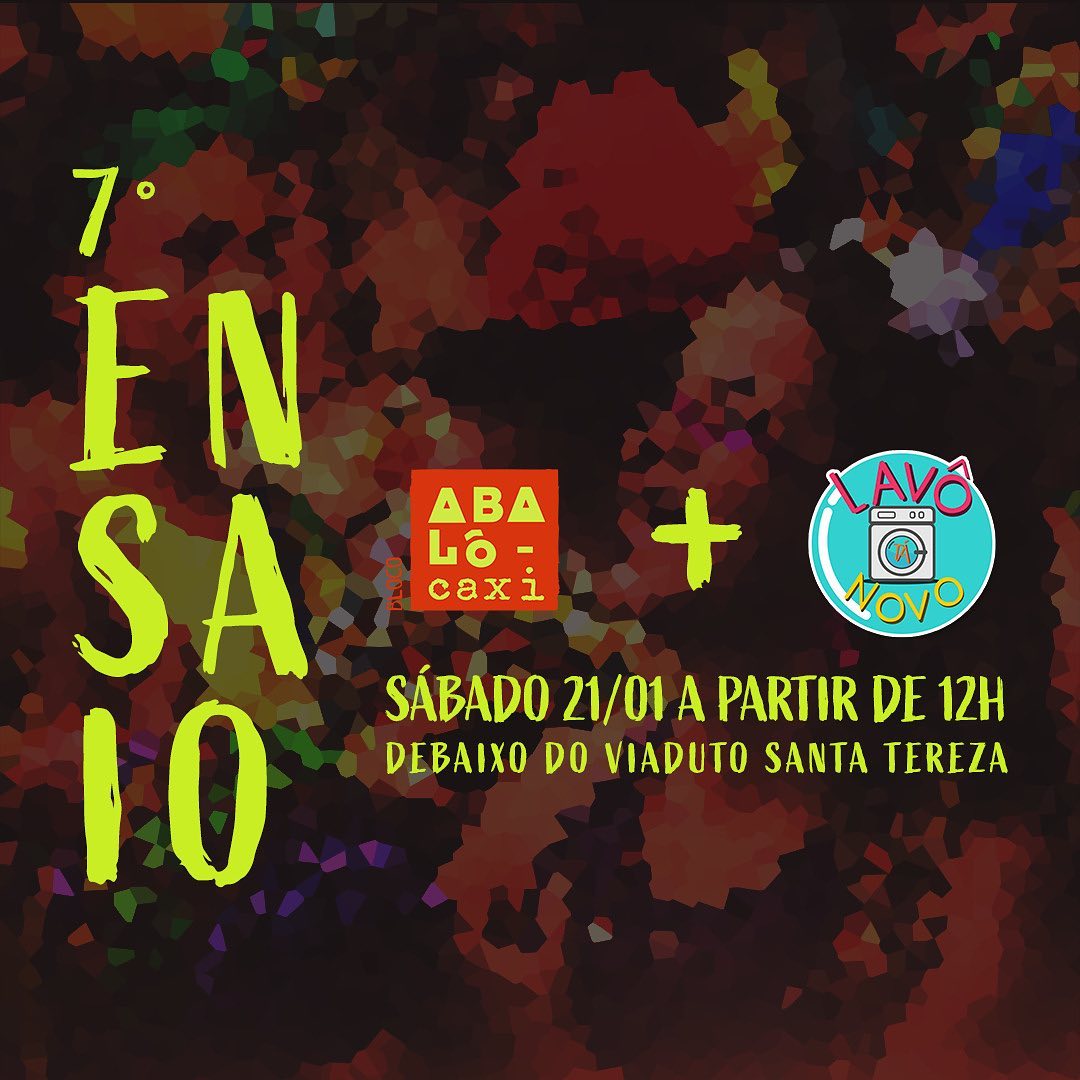 Ensaios: Bloco Abalô-caxi