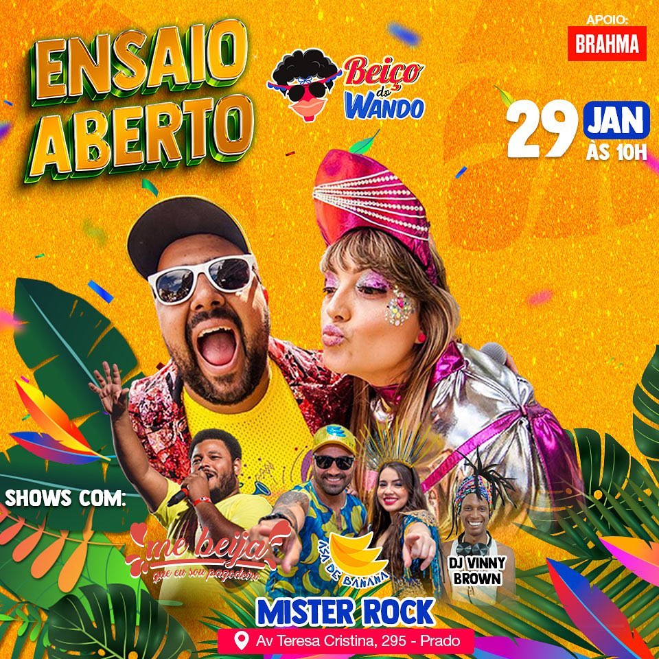 1º Ensaio Aberto: Bloco Beiço do Wando