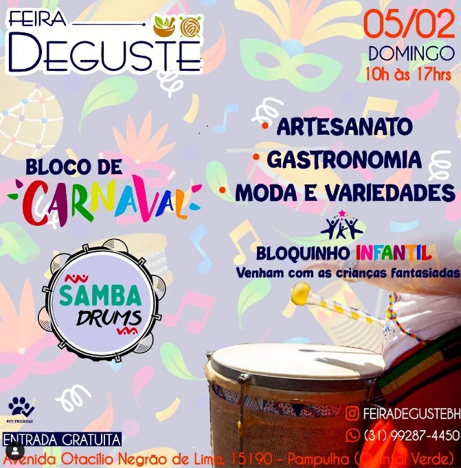 Divulgação/Oficial Feira Deguste Carnaval
