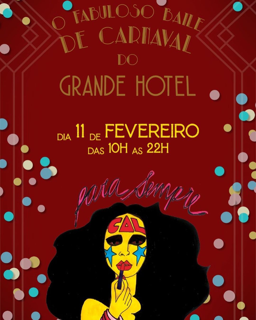 Reprodução Instagram "O Fabuloso Baile de Carnaval" - Grande Hotel Ronaldo Fraga