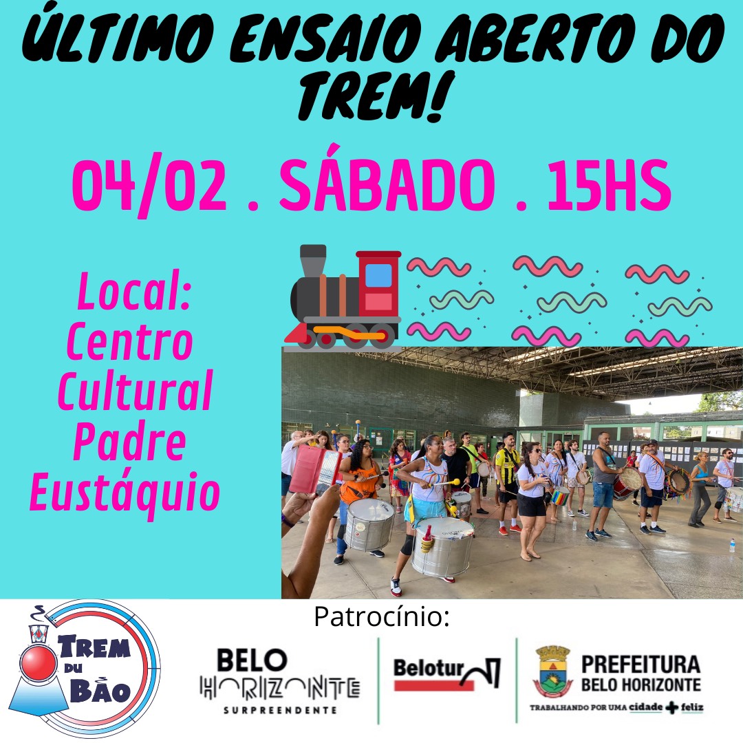 Ensaios: Trem du Bão 2023