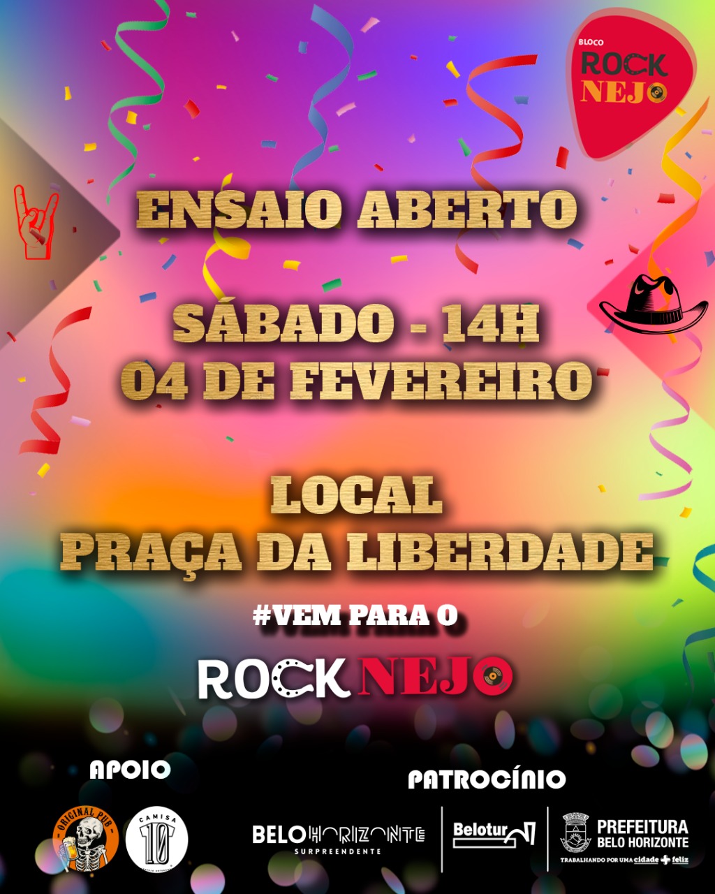 Ensaios: Bloco Rocknejo