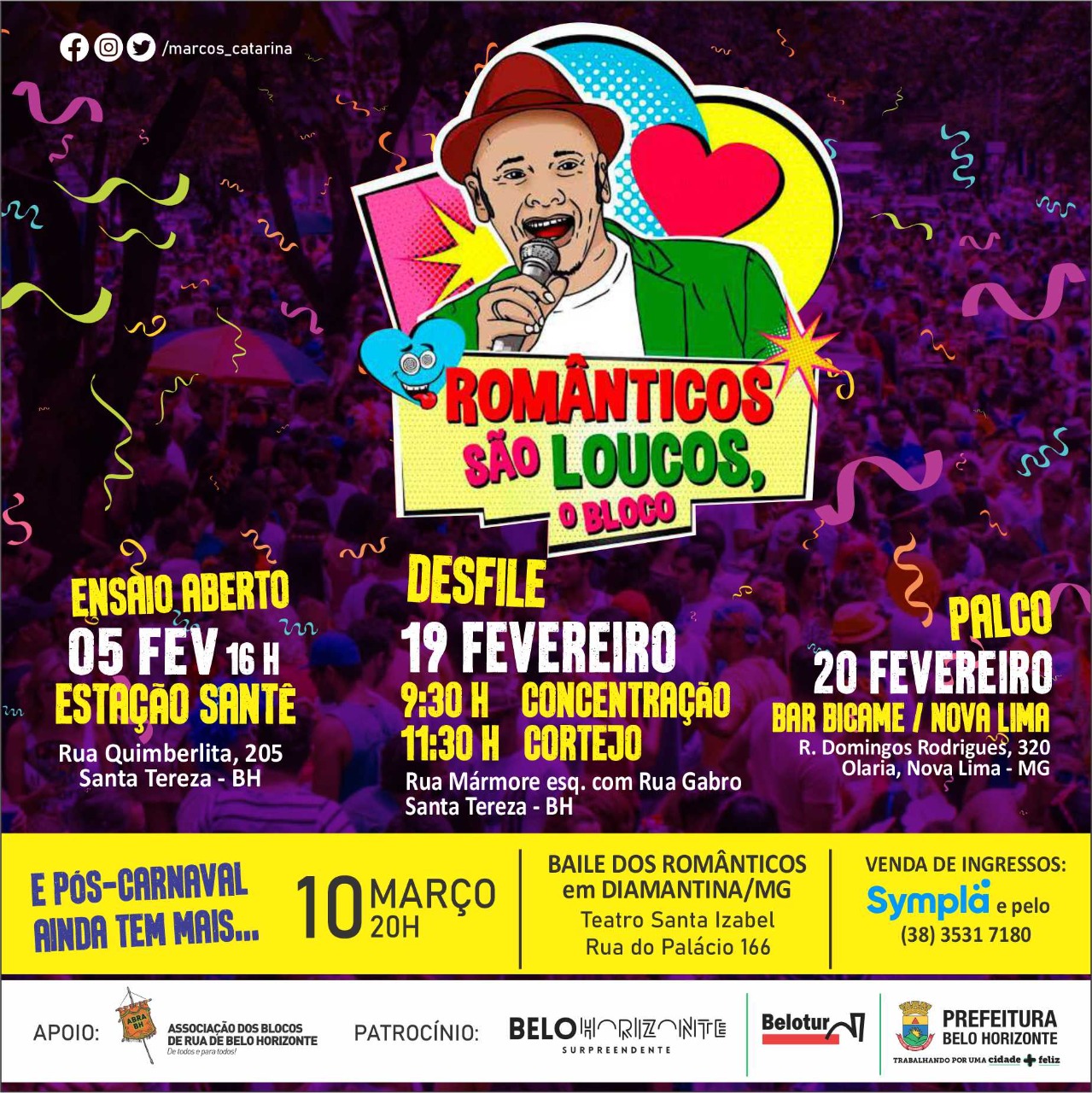 Ensaios: Românticos São Loucos, o Bloco