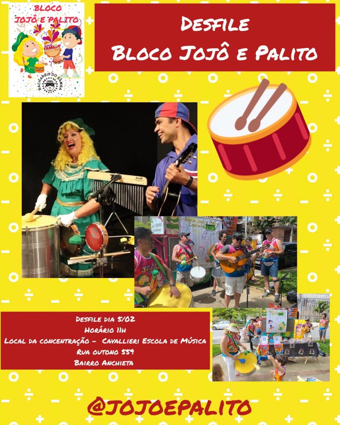 Ensaios: Bloco Jojô e Palito