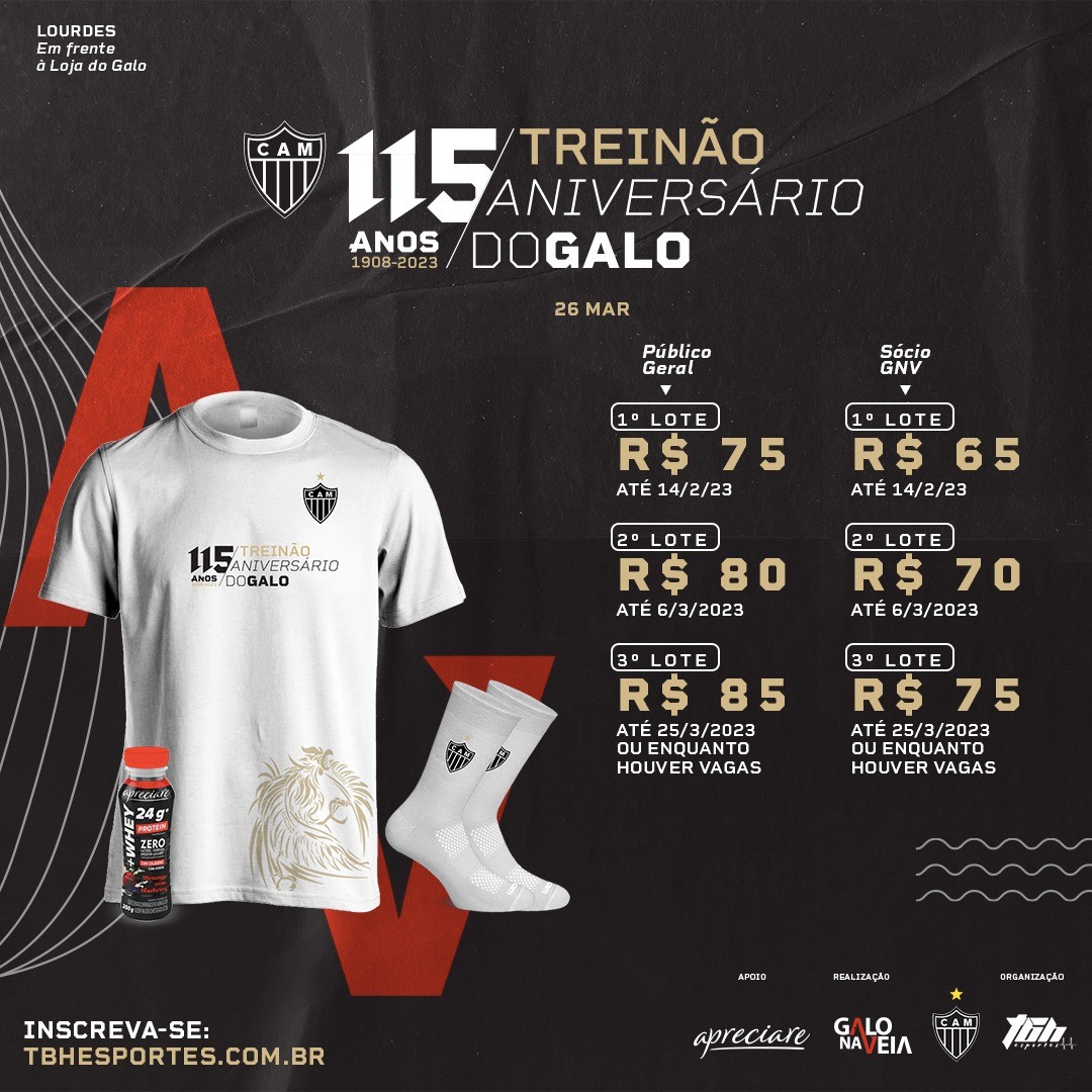 Treinão Aniversário do Galo - 115 Anos