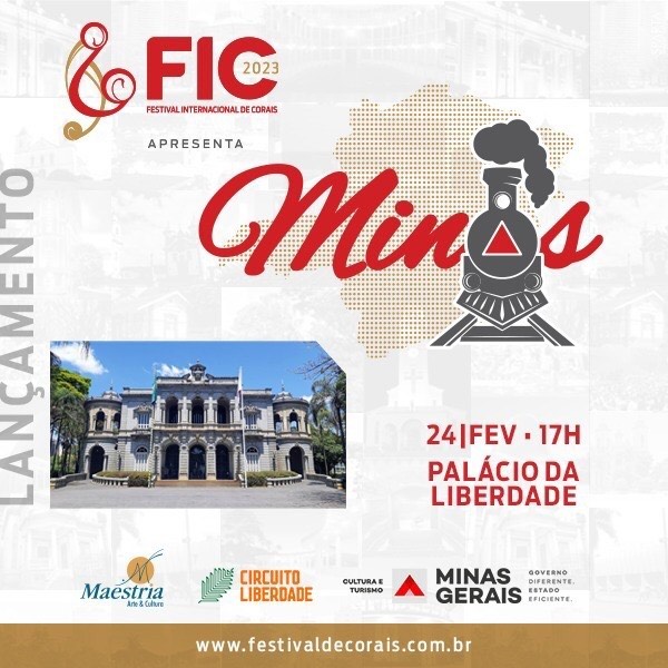 Reprodução Instagram FIC - Festival Internacional de Corais 2023 - Lançamento BH