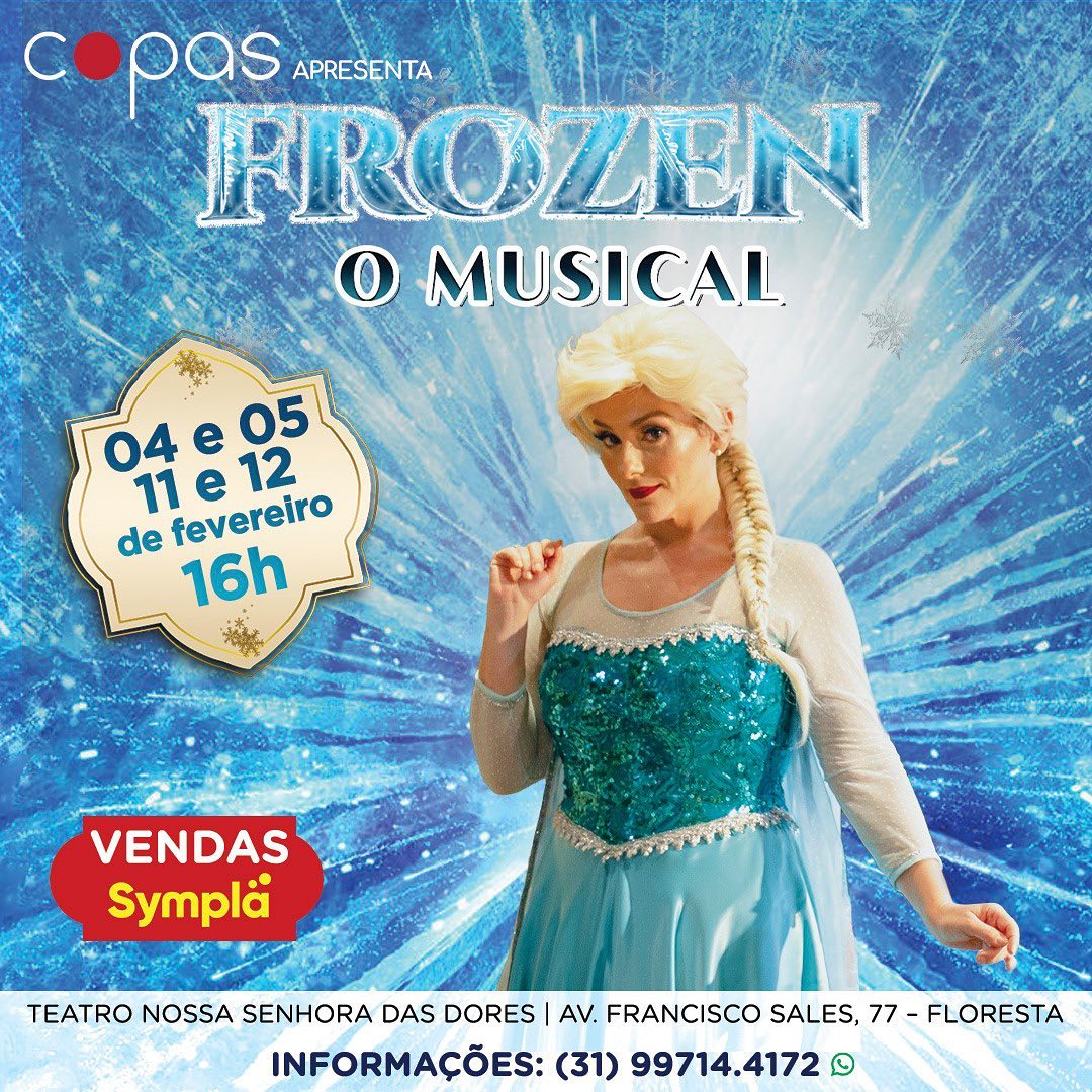 Espetáculo "Frozen - O Musical" - Copas Produções