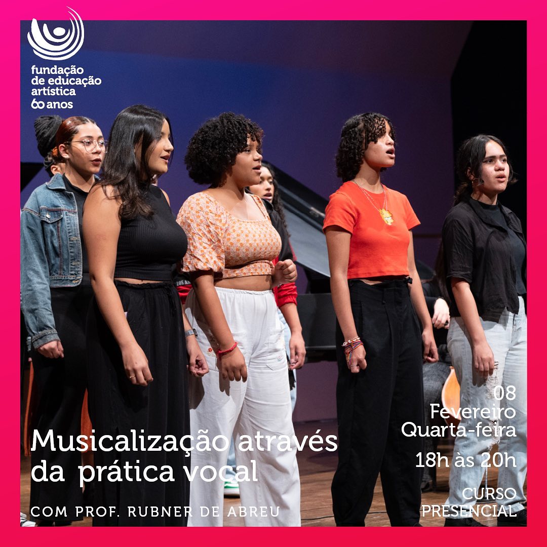 Reprodução Instagram Curso "Musicalização através da prática vocal" - FEA