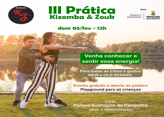 3ª Prática de Kizomba e Zouk