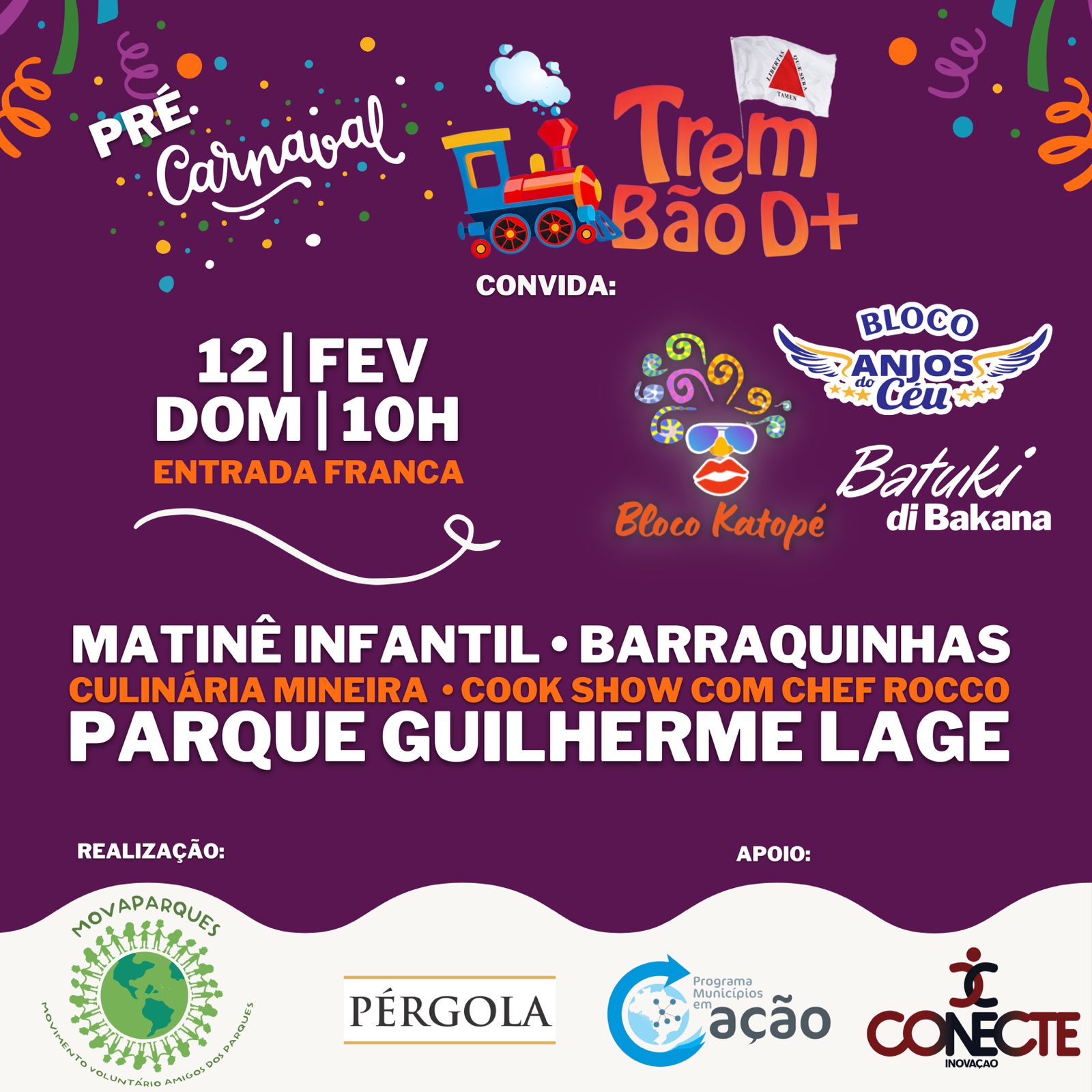 Pré Carnaval: Trem Bão D+