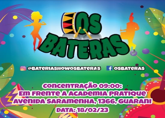 Ensaios: Bloco Os Bateras 