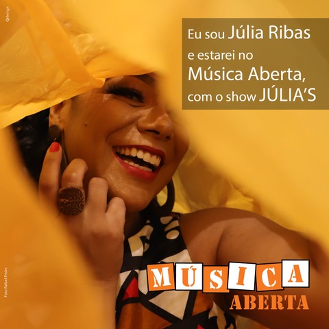 Reprodução oficial MÚSICA ABERTA - um encontro entre Júlia Tizumba e Júlia Ribas