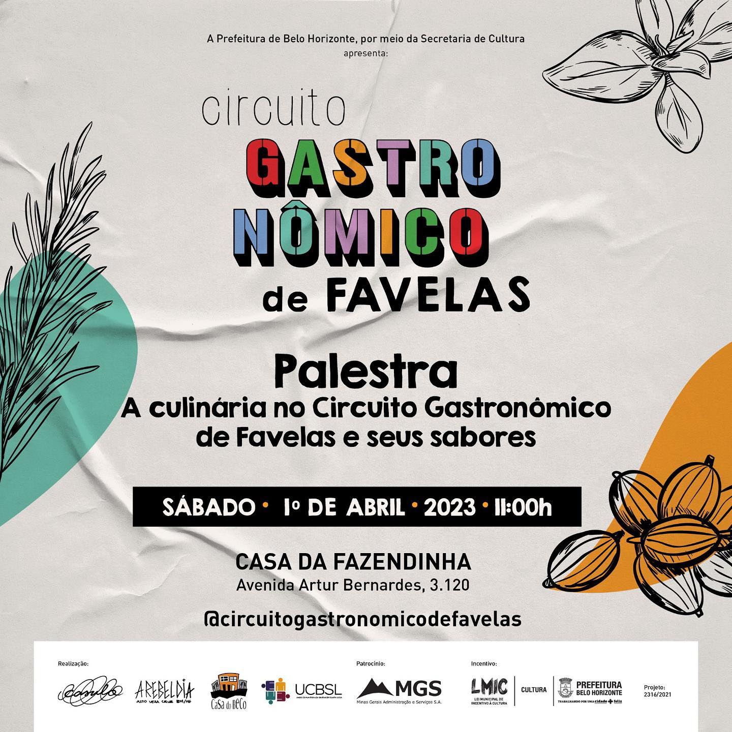 Palestra: Circuito Gastronômico de Favelas