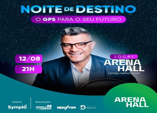 Palestra: Tiago Brunet "A noite de Destino"