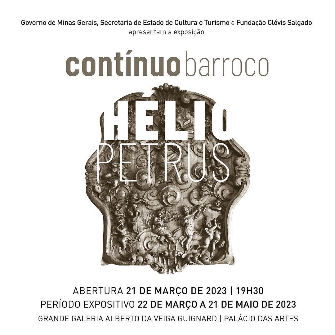 Exposição: "Contínuo Barroco" de Hélio Petrus