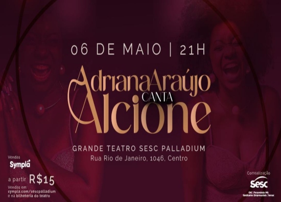 Reprodução oficial Show: Adriana Araújo canta Alcione