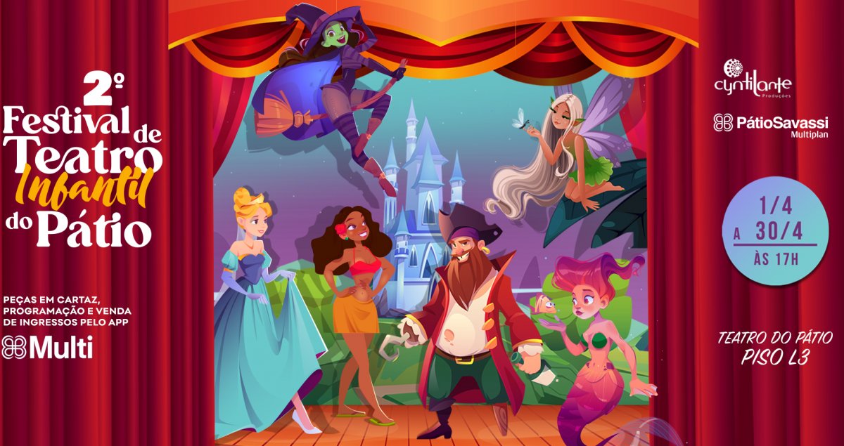 Fonte: Instagram 2º Festival de Teatro Infantil do Patio - Cyntilante Produções