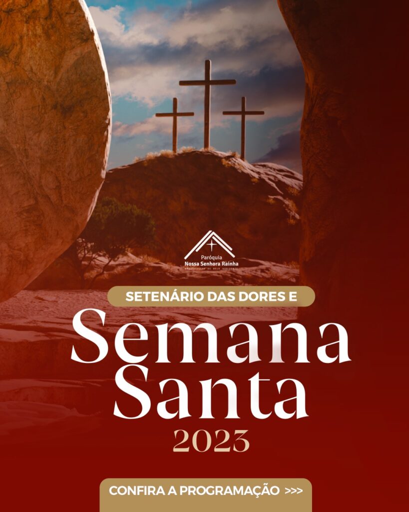 Reprodução/Facebook - Igreja Nossa Senhora Rainha Semana Santa - Igreja Nossa Senhora Rainha