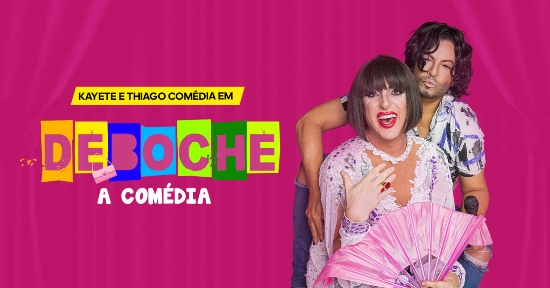 Fonte: Divulgação oficial Deboche – A comédia | Cine Theatro Brasil Vallourec