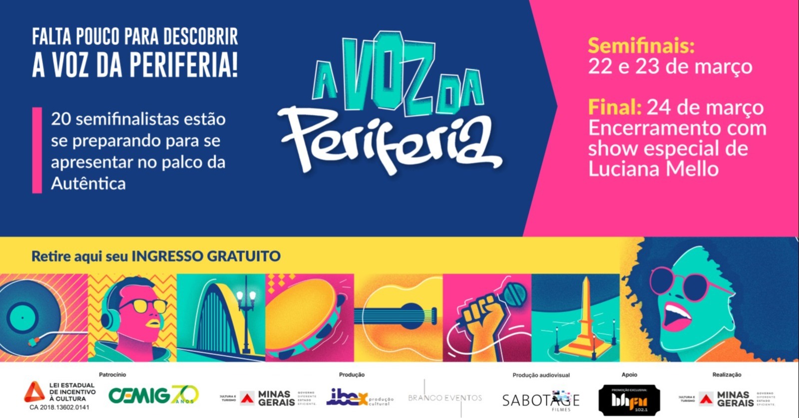 Reprodução oficial Festival: "A Voz da Periferia"