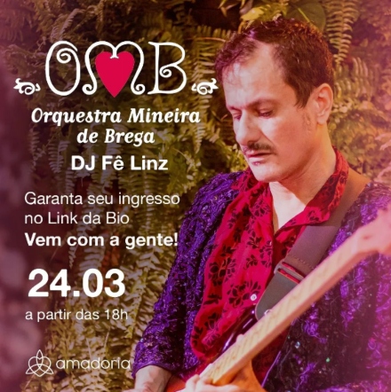 Reprodução Instagram Happy Hour com Orquestra Mineira de Brega e DJ Fê Linz