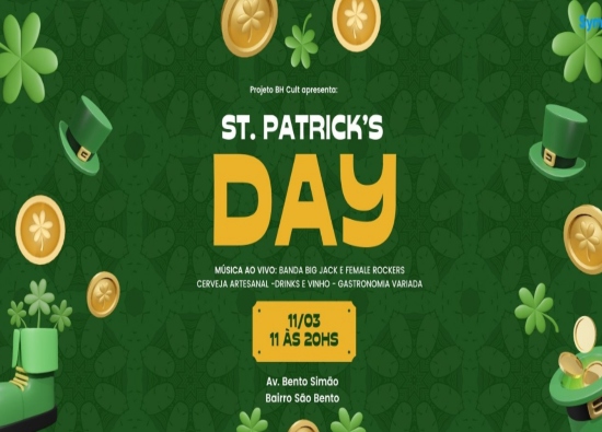 St. Patrick´s Day - Homenagem ao Dia das Mulheres