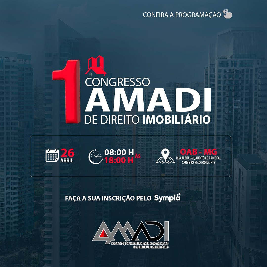 Reprodução Instagram 1º Congresso AMADI de Direito Imobiliário