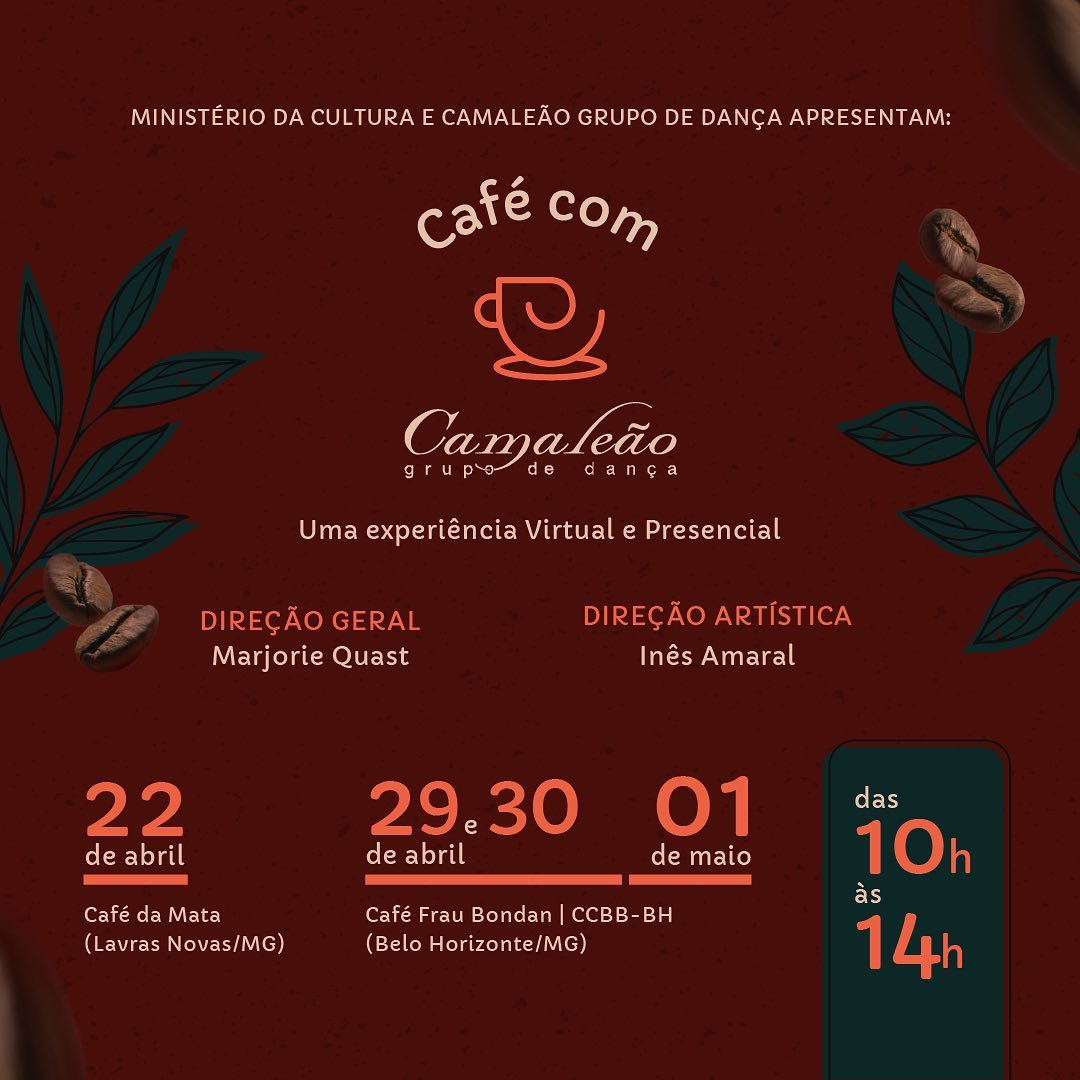 Espetáculo: “Café com Camaleão” - Camaleão Grupo de Dança